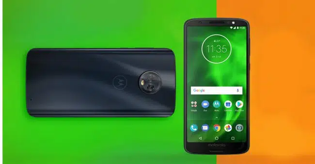 moto g6 diseño