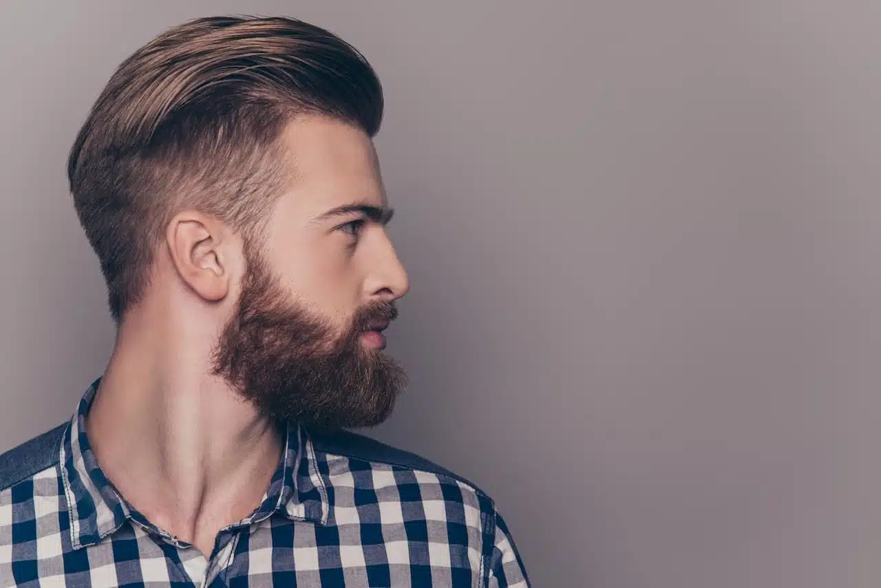 Coiffure homme fondu