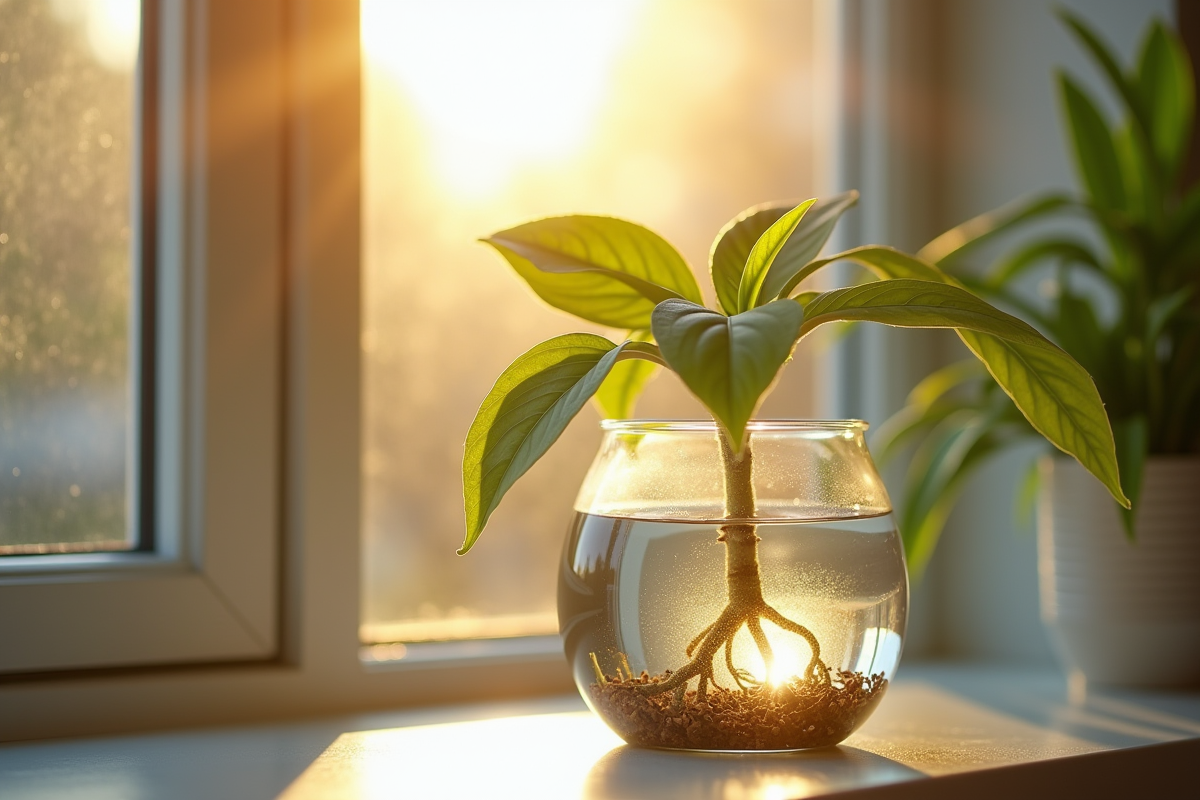 Passiflore plantée dans l