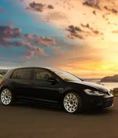 black honda sedan on road during daytime